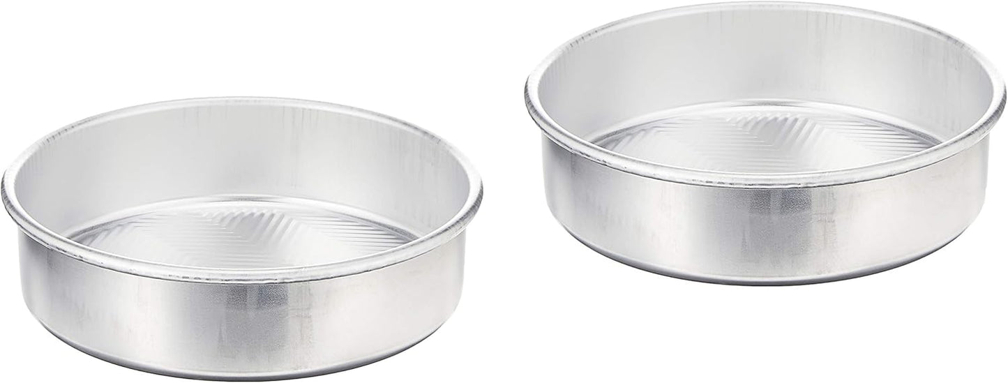 Nordic Ware 9-Inch Round Cake Pan Set - Durable Nonstick Design | Perfect for Baking