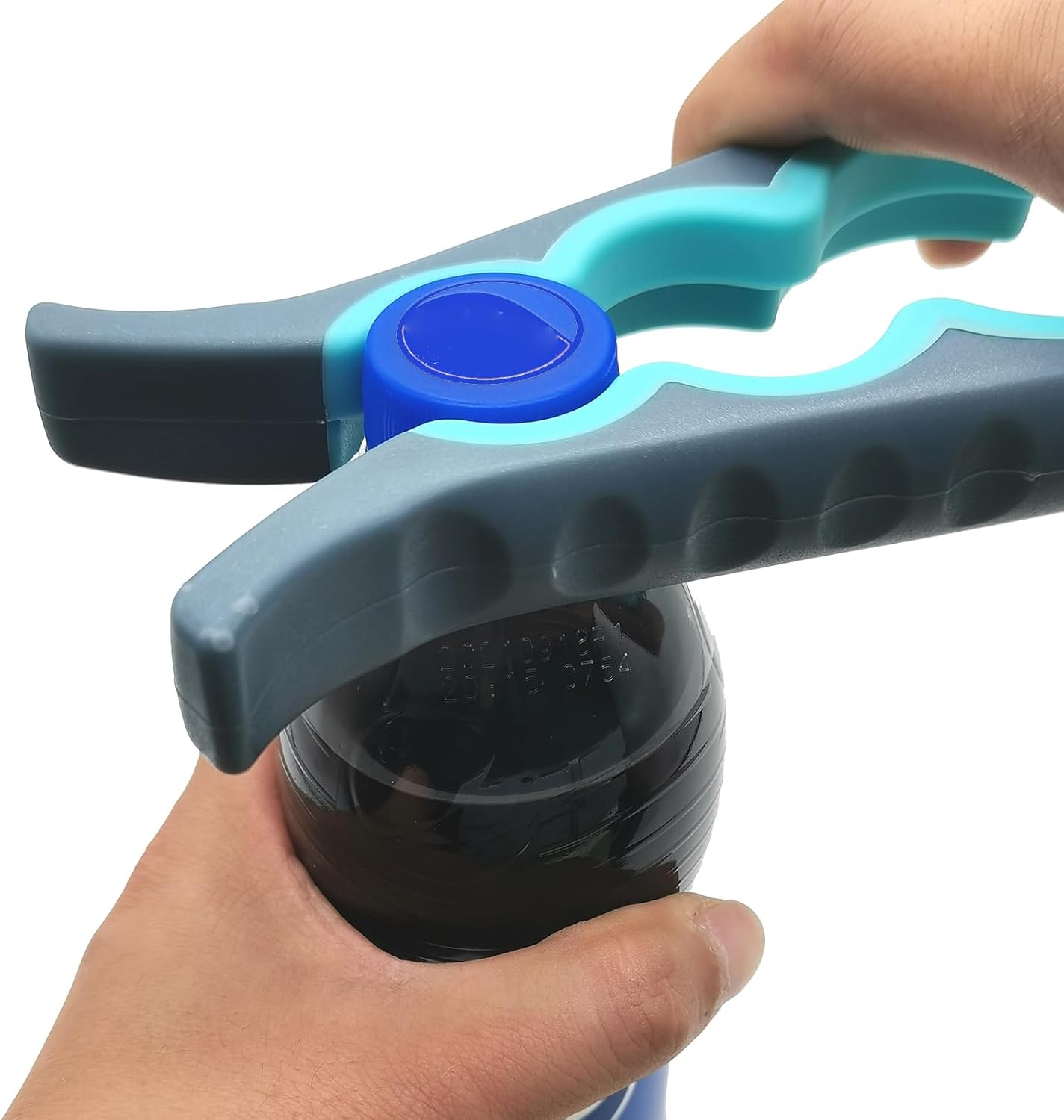 Otstar Jar Opener - Effortless Bottle & Can Opener for Seniors with Arthritis | Blue & Grey