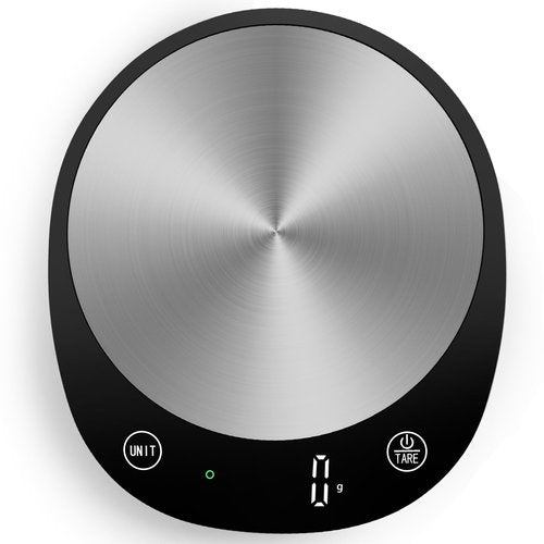 Homebuds 22lb Digital Food Scale Grams and Ounces in 1g, High Precision Assured by Kitchen Scale Professional Factory Since 2001, Gram Scale for Cooking and Baking, LED, 3*AAA Included, Black
