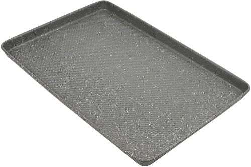 David Burke Cookie Sheet - Carbon Steel, PFTE & PFOA Free, Oven Safe, Non-Toxic - 17x11, Gray Speckle