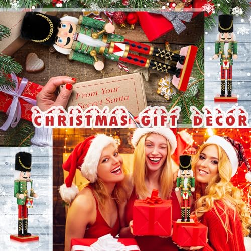 Gejoy 12-Inch Christmas Nutcracker Soldier Drummer Decoration
