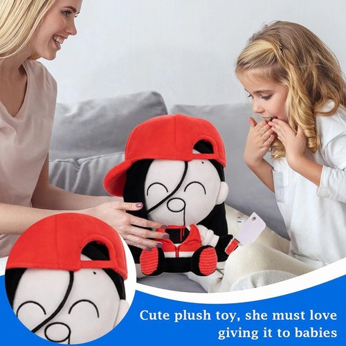 BU-TCHER Vanity Yixi Soft Plush Cushion - 7.87 Inch Modern Decorative Ornament for Stress Relief & Cozy Comfort