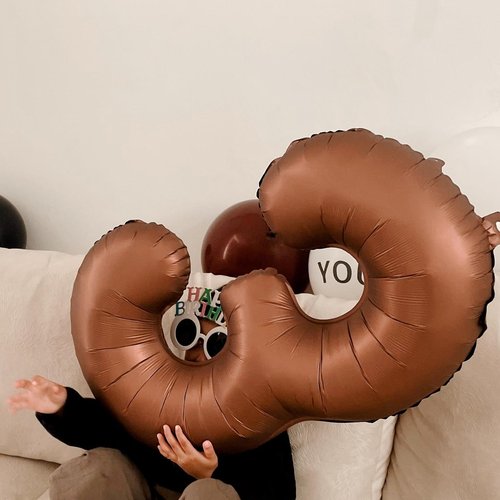 Dark Brown Number 30 Balloon 40 inch, Coffee Brown 30 Number Balloons, 30st Birthday Decorations, Chocolate 30 Year Old Women Men Party Supplies