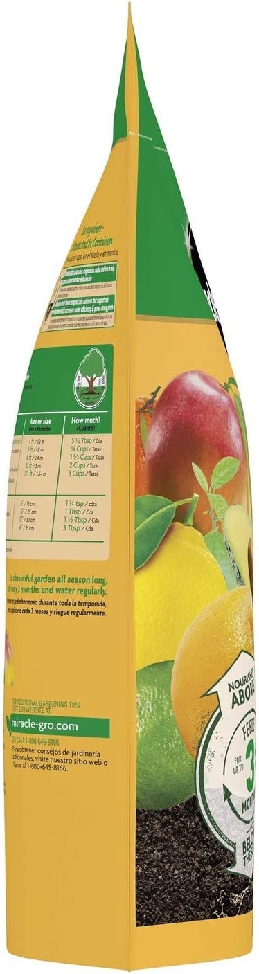 Miracle-Gro Citrus, Avocado & Mango Plant Food - Shake 'n Feed Formula, 8 lbs.