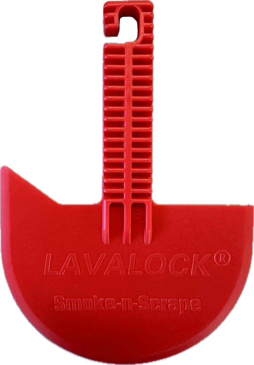 LavaLock Grill Scraper - Effective Residue Remover Tool for Weber Kettle & Smokey Mountain | Red Smoke-n-Scrape