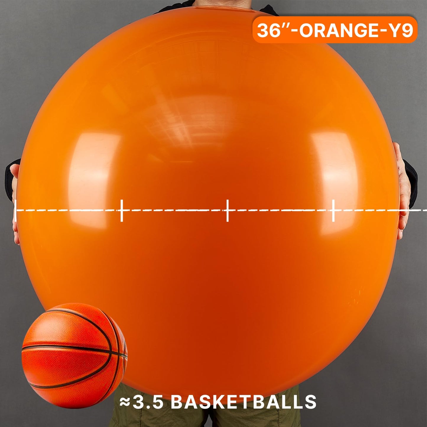 PartyWoo Orange Balloons 4pcs 36 Inch Fall Latex Helium Balloons for Birthday Baby Shower Graduation Tangerine Little Cutie Pumpkin Tropical Sunshine Boho Theme Party Decorations Orange-Y9