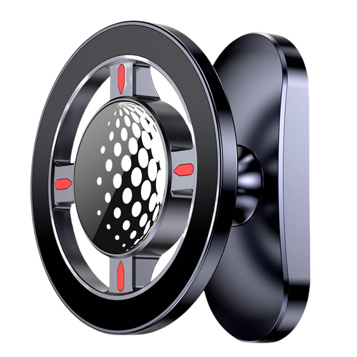 Ultra-Secure Magnetic Golf Cart Phone Mount | Compatible with iPhone 17/16/15/14/13/12 & MagSafe Cases | Universal Fit for EZGO, Club Car, Yamaha Golf Carts | Ideal Golf Accessory Gift for Men & Women