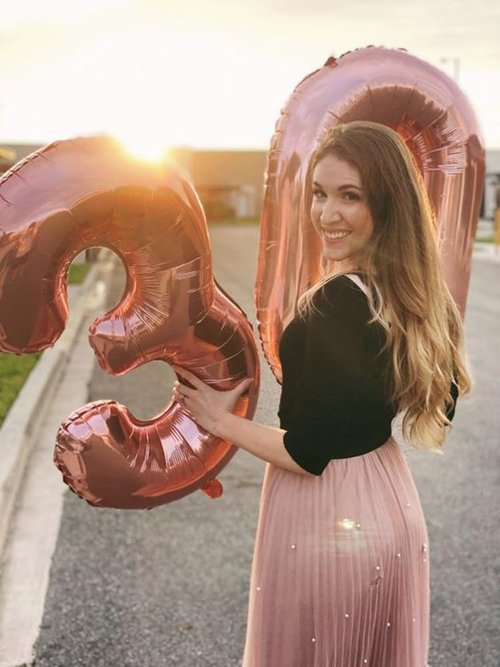 Big 23 Balloons | 40 Inch Rose Gold Number Balloons for Birthdays, Weddings & Celebrations