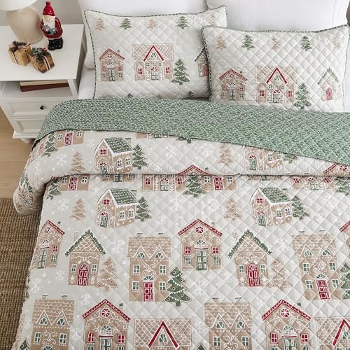 Avanti Linens - Christmas Full/Queen Quilt Set with Pillowcases