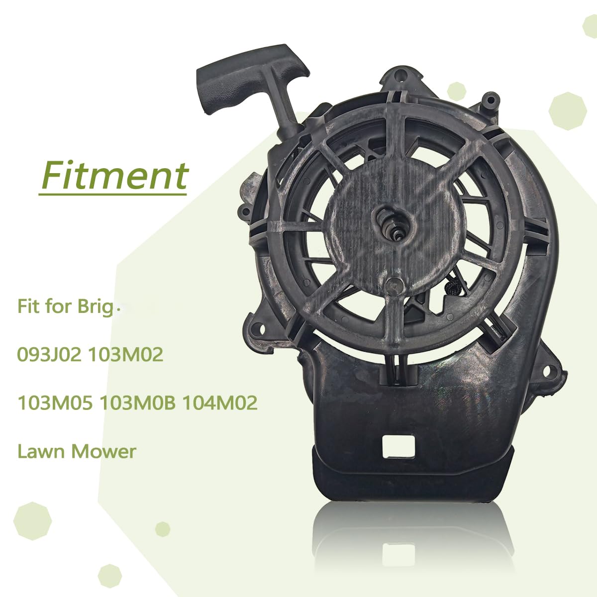 Rewind Starter 594062 - Recoil Starter Pull Start for Lawn Mowers | Fits 093J02, 103M02, 103M05, 103M0B, 104M02
