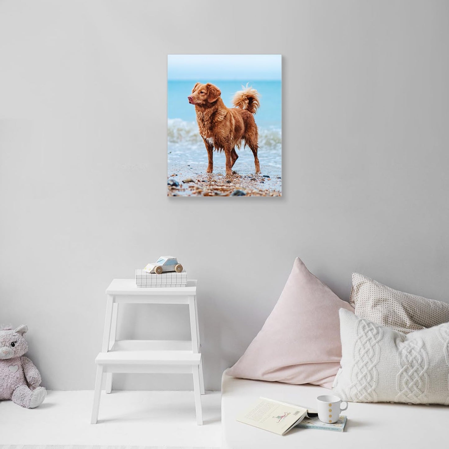 WEGA Custom Canvas Prints - Personalized Wall Art with Your Photos | 8" W x 10" H Framed Decor for Home