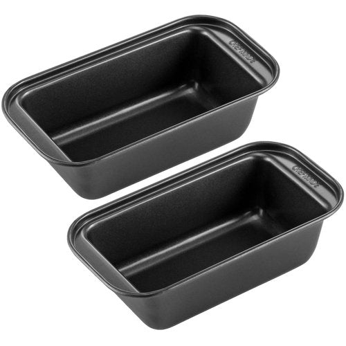 CHEFMADE Bread Loaf Pan, Nonstick Meatloaf Small Pan, 3.1" x 5.8", Set of 2