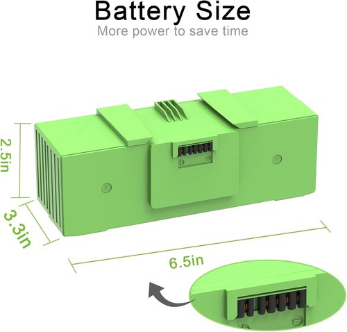 Dentsing ABL-F Replacement Battery for iRobot Roomba i7, j7 & e Series | 4460mAh 14.4V Power
