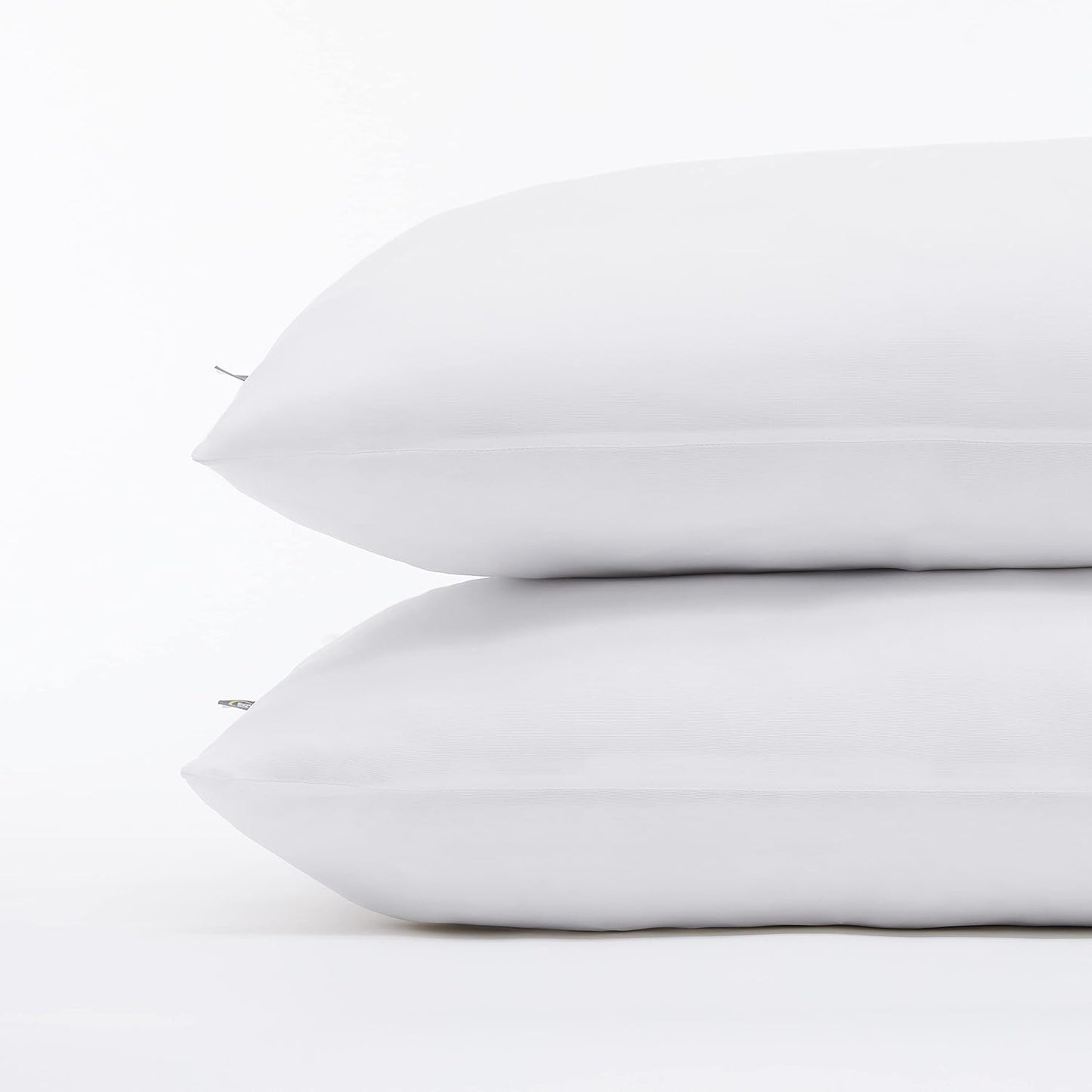 Serta Power Chill California King Size Waterproof Mattress Cover, Soft and Breathable Cooling Mattress Protector, 15" Elastic Deep Pocket for Secure Fit, White