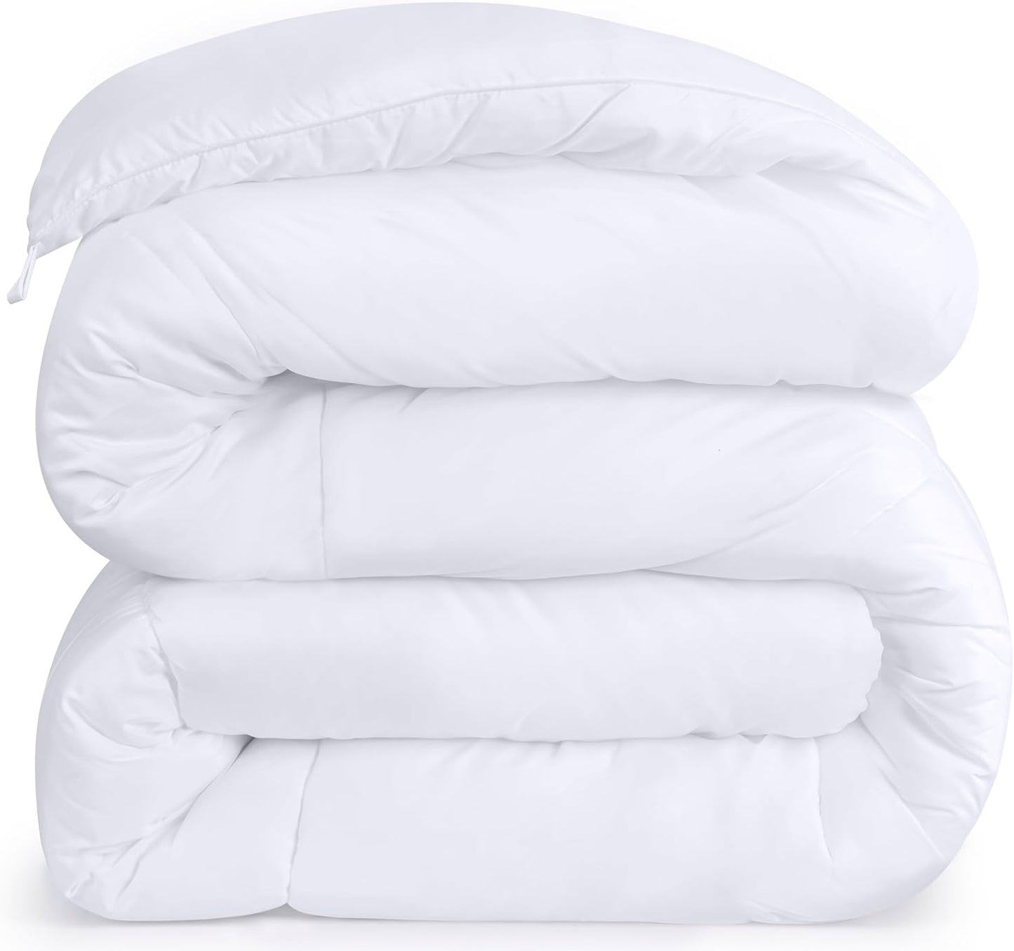 Utopia Bedding Queen Comforter - All Season Down Alternative Duvet Insert, Machine Washable (White)