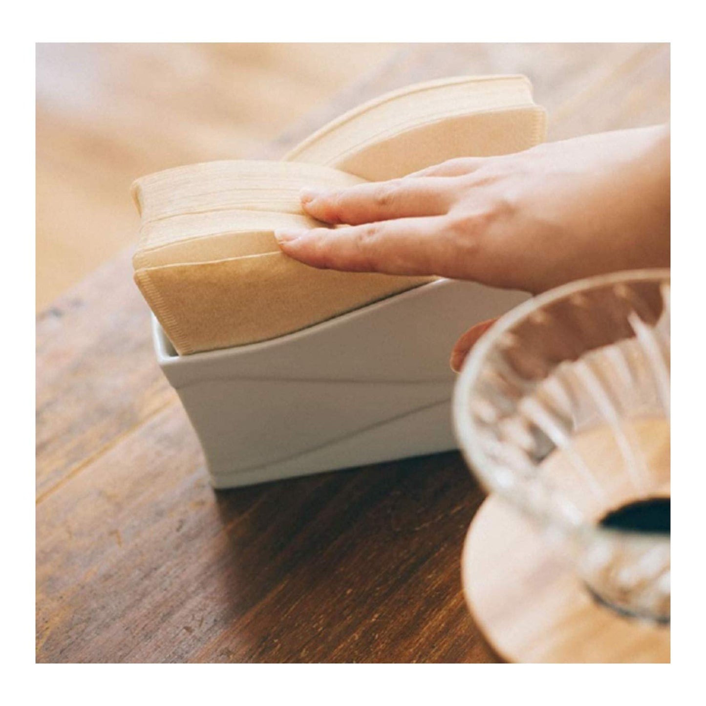 Hario V60 Size 03 Coffee Paper Filters 40-Count Boxed (Total of 40 Sheets) (Natural)