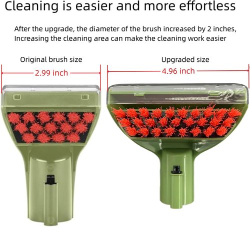 Bissell Little Green Machine Brush Replacement Parts - Tough Stain Tool Attachments | Compatible with Multiple Models