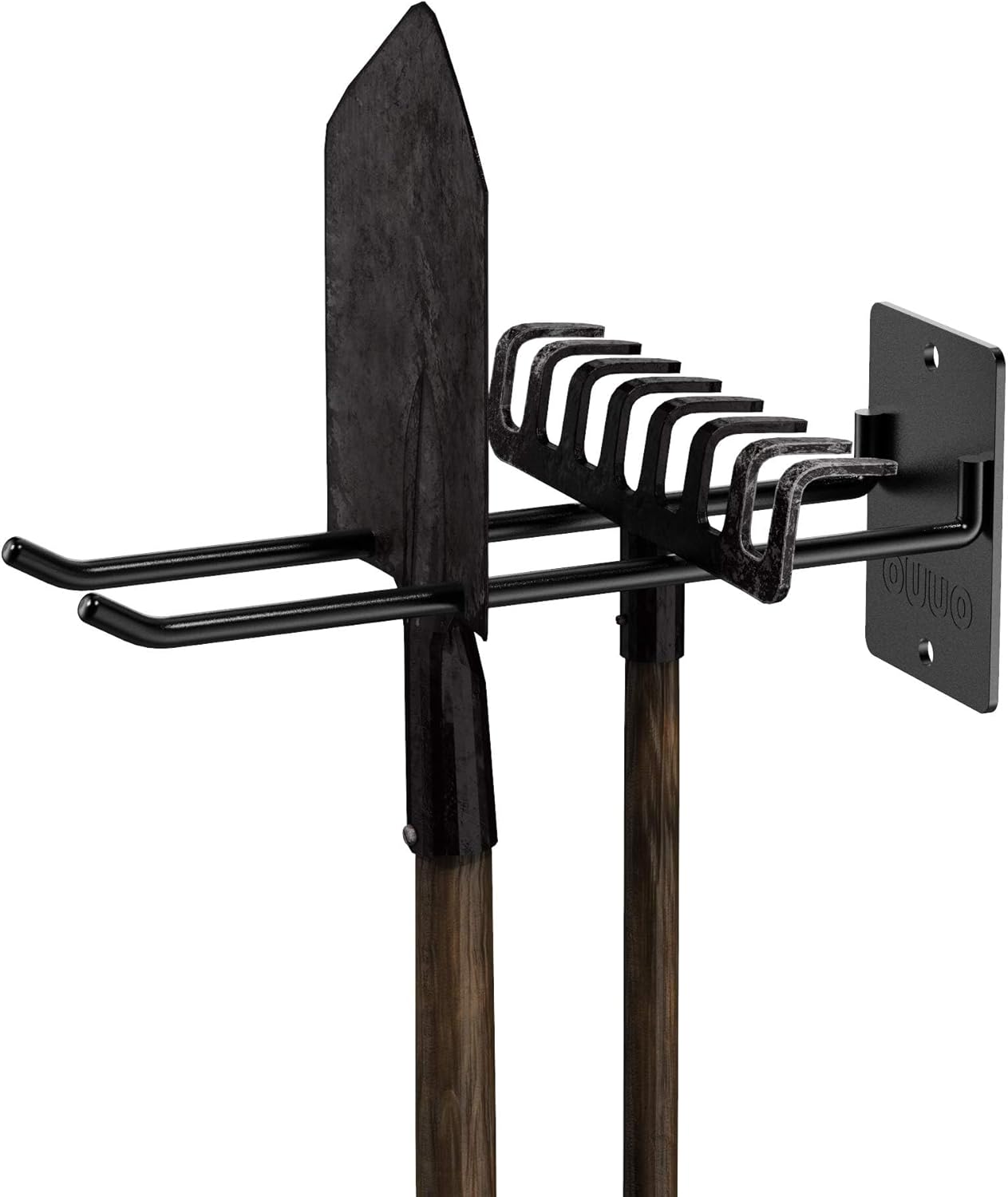 Skiennix Garage Storage Organizer - Heavy-Duty Solid Steel Wall Hanger for Tools | 4 Pack Yard Mount Hooks