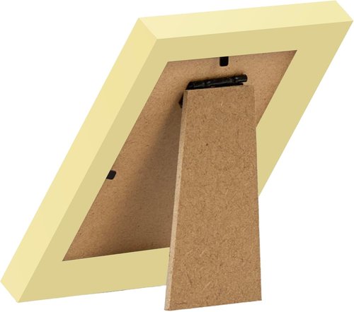 JCJMY 3x4 Picture Frame - Gold Wall Hanging & Tabletop Display | Shatter-Resistant Plexiglass