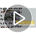 Monster Jam Twin Bed Set - Reversible Comforter & Sheet Bedding for Kids, Grave Digger & Max-D