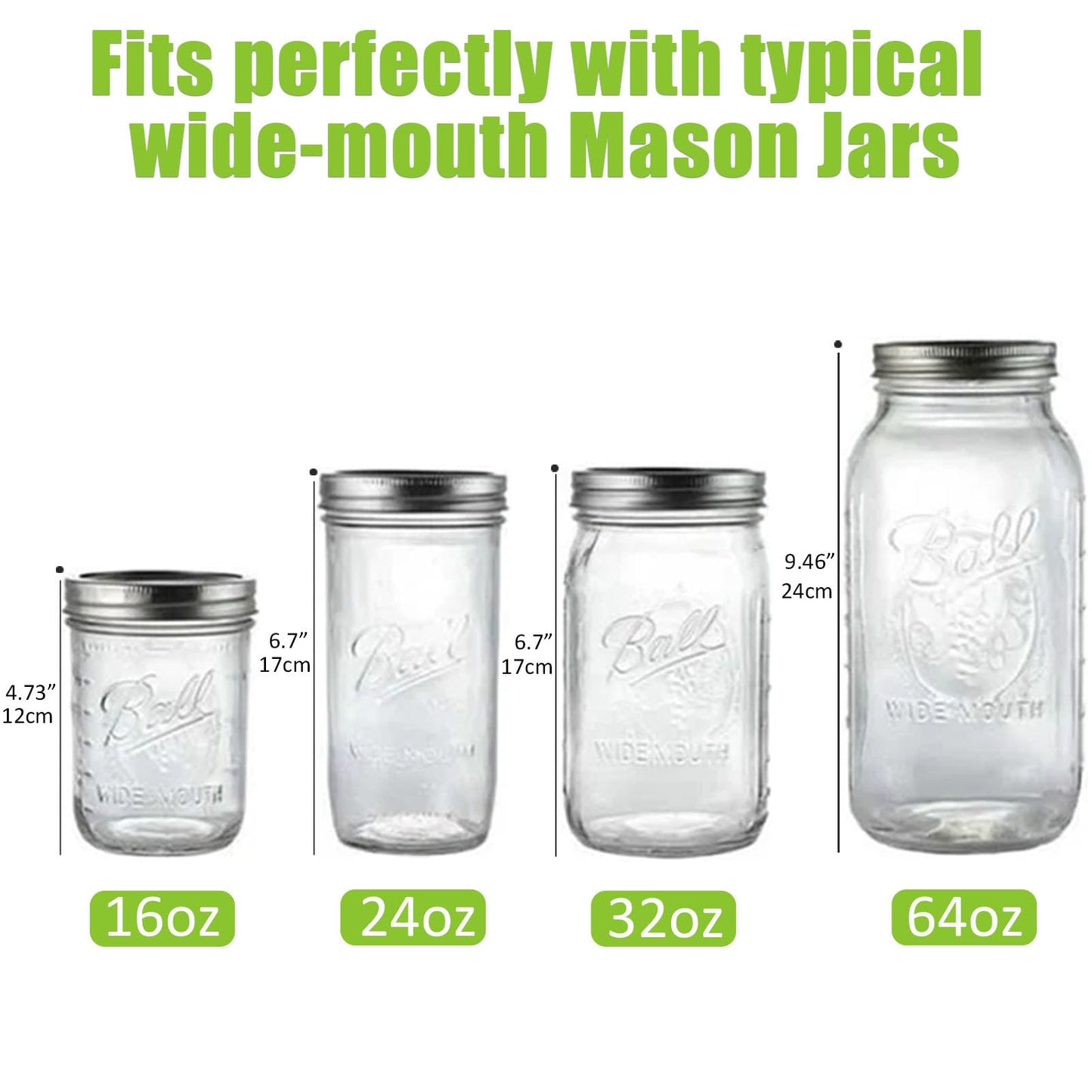 Artcome 5-Pack Glass Fermentation Weights with Easy Grip Handle and Unique Texture Design for Large Wide Mouth Mason Jars - Pickle Pebbles with Glass Weights Organizer - Space Saving Compact Design
