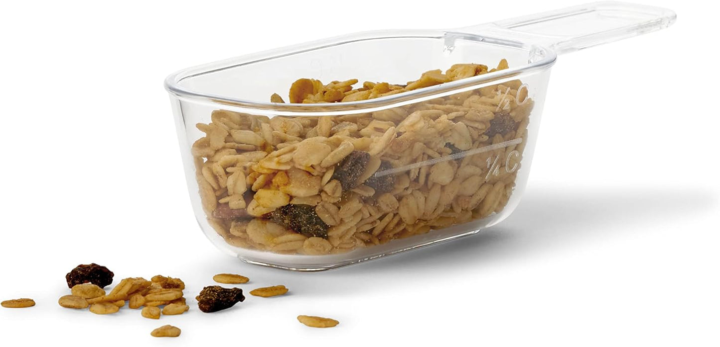 Rubbermaid Brilliance Food Storage Containers - BPA-Free, Airtight Kitchen Set | 3 Clear Containers, 16 Cups