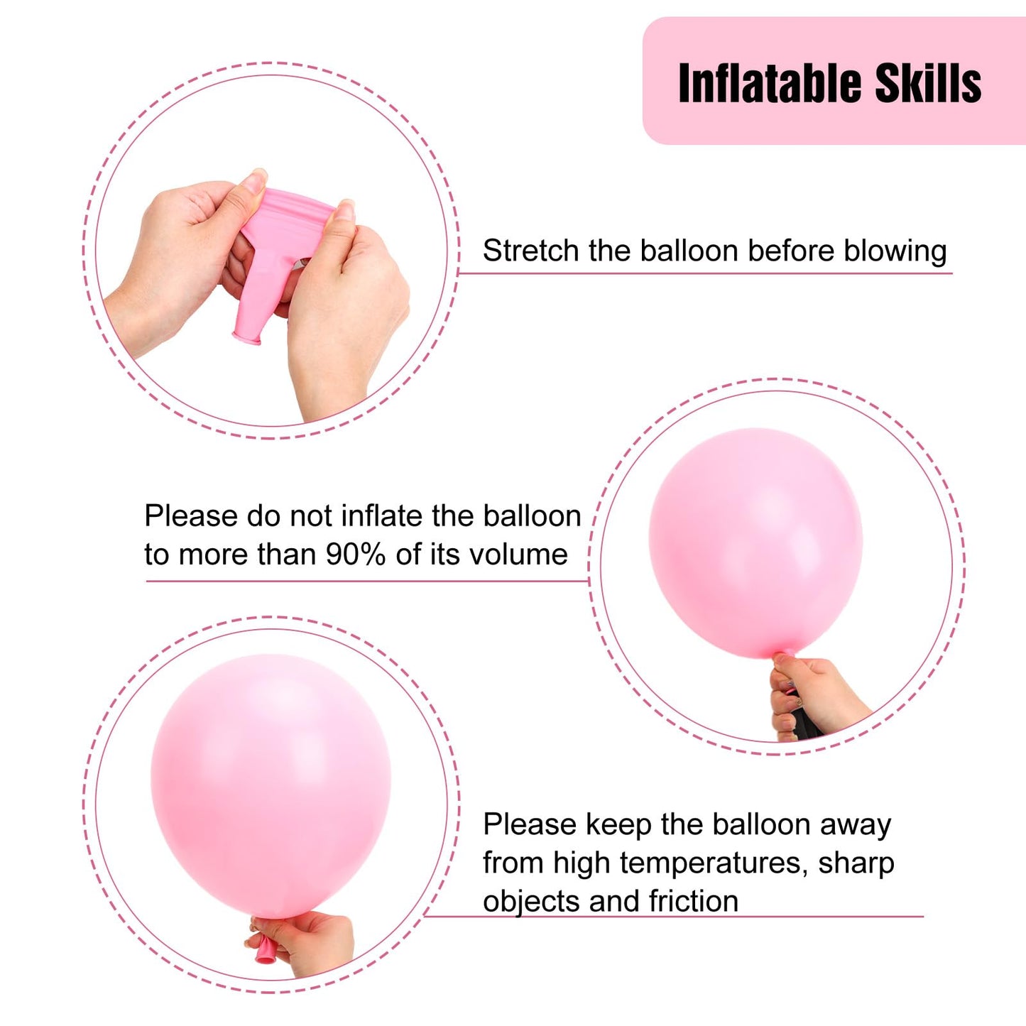 RUBFAC 154pcs Pastel Balloons Different Sizes 18 12 10 5 Inch, Latex Macaron Rainbow Balloons Arch Kit for Easter Themed Party Birthday Wedding Baby Shower Grad Anniversary Decoration