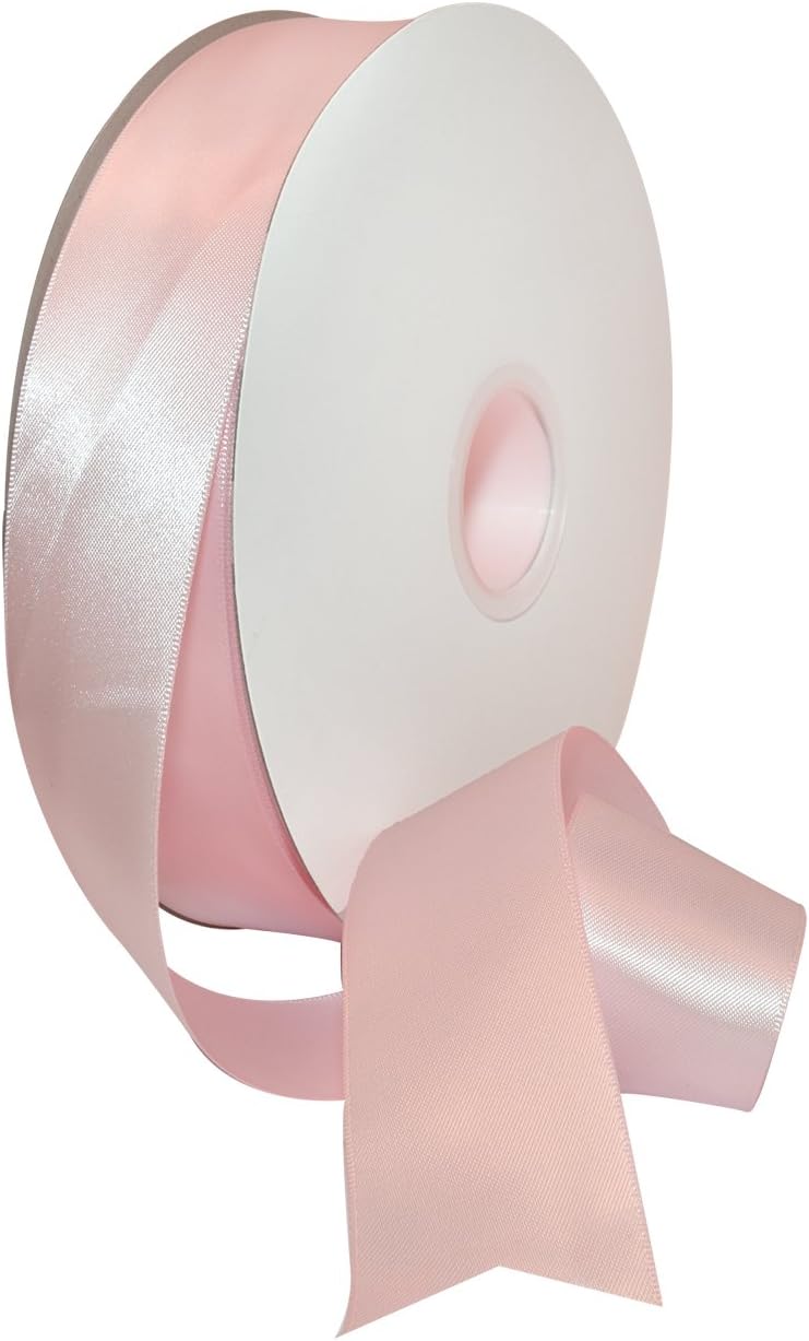 Rosy Mauve Double Face Satin Ribbon 3/8" x 100 YD - Perfect for Gift Wrapping, Crafts & Weddings