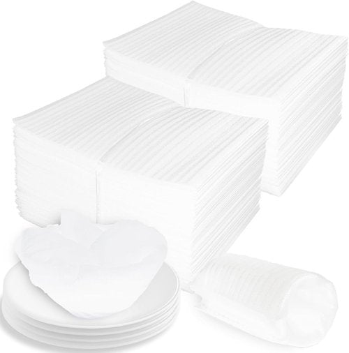 Cushion Foam Pouches - 100 Pack 8'' x 10'' | Ideal Moving Supplies for Dishes & Glassware Protection
