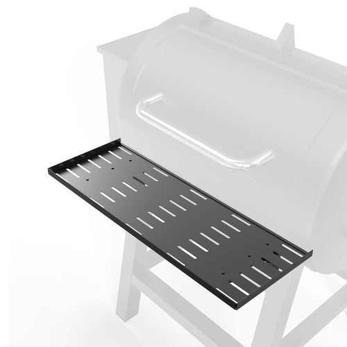 BBQ-PLUS Folding Shelf for Pit Boss Classic 700 Pellet Grill, Powder Coating Steel Front Folding Shelf Grill Accessories for Pit Boss with Screws, 26-1/2 x 9-1/2 Inches