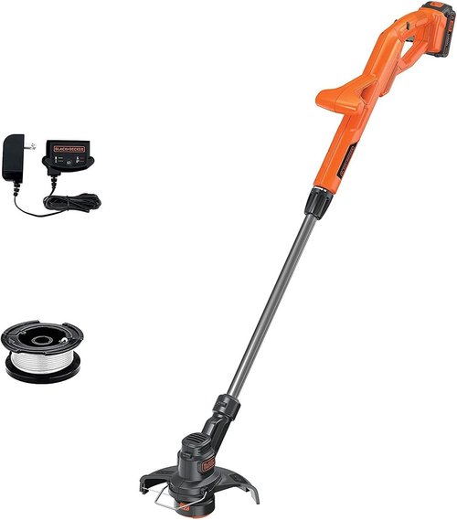 BLACK+DECKER 20V MAX Cordless String Trimmer - 10-Inch Electric Weed Wacker with Ergonomic Design & Automatic Feed Spool