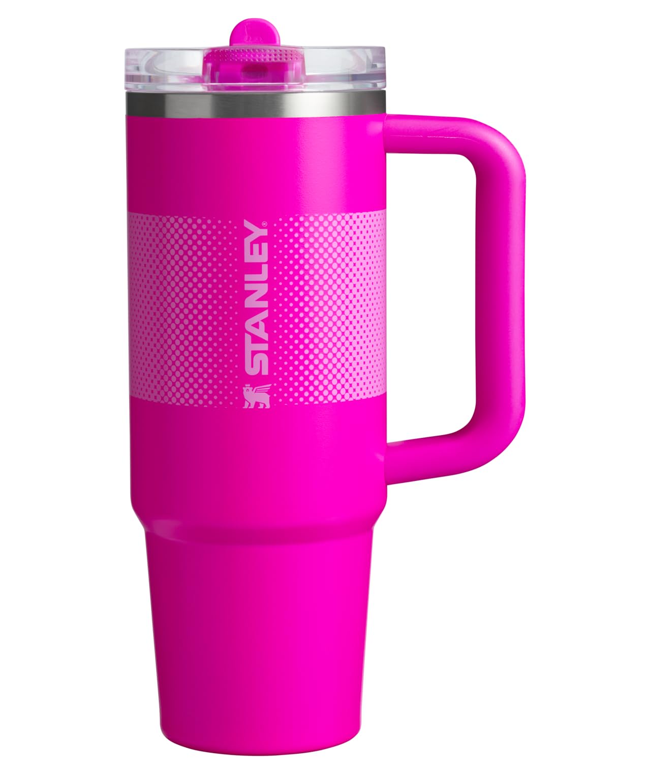 STANLEY Quencher ProTour Flip Straw Tumbler with Leakproof Lid 30 oz | Built-In Straw and Handle | Cup Holder Compatible for Travel | Insulated Stainless Steel Cup | BPA-Free | Vivid Violet Fade