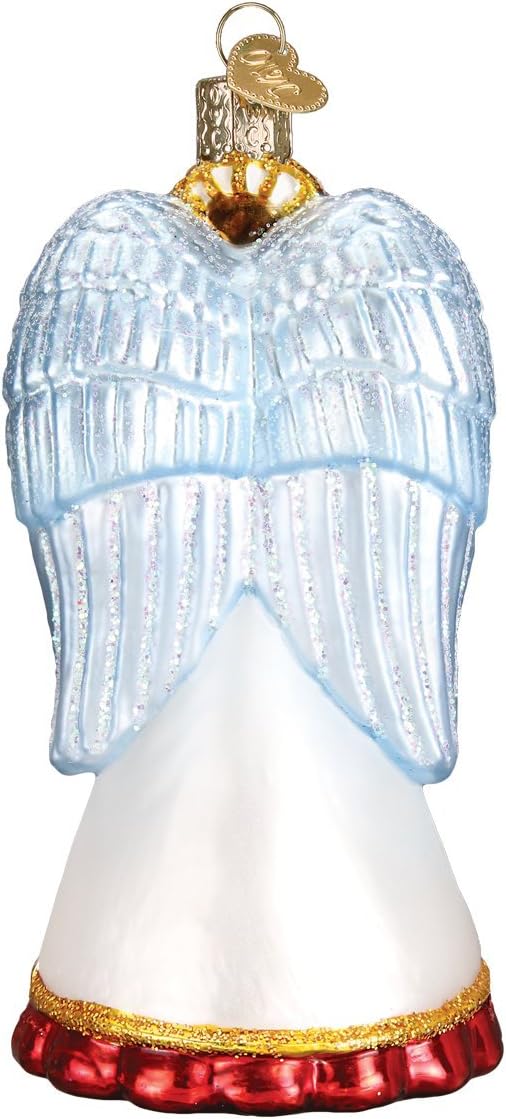Baby Angel Glass Blown Ornament - Old World Christmas Tree Decor
