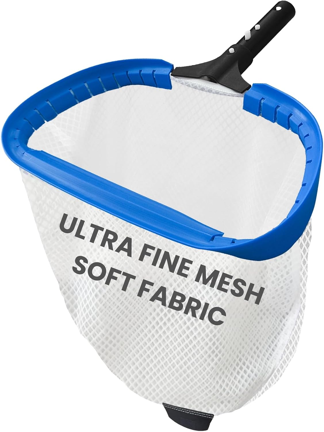 Poolvio 14" Heavy Duty Pool Skimmer Net - Aluminum Frame with Ultra-Fine Mesh for Leaves & Debris