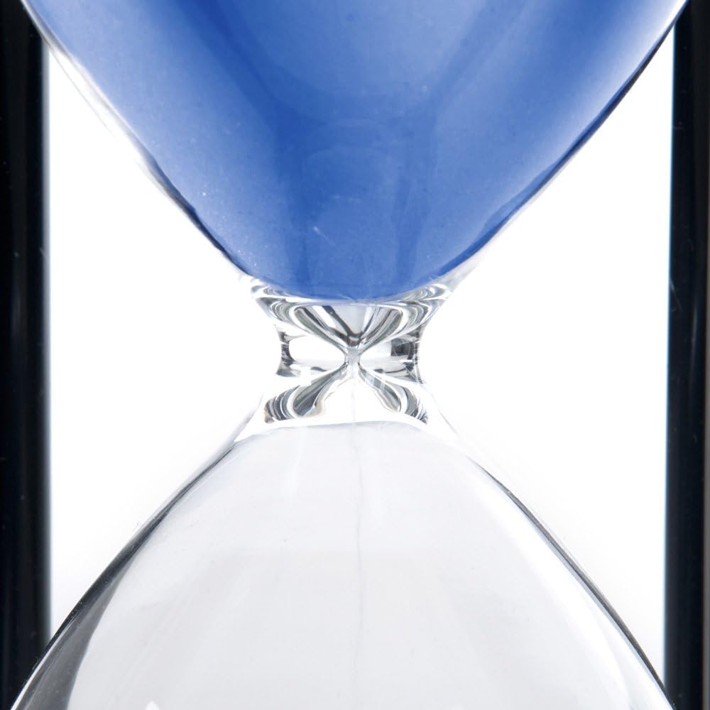 60-Minute Wood Sand Timer Hourglass | Bellaware White Decorative Timer