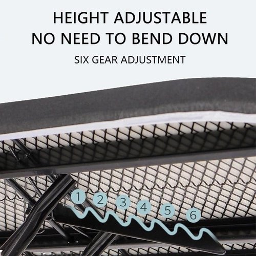 Deluxe Ironing Board - Foldable Design with Heat-Resistant Cover & Thick Felt Pad | Silver/Grey