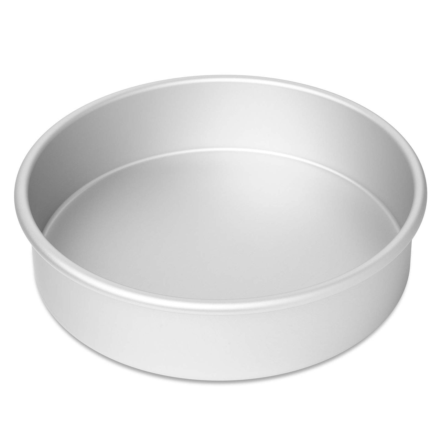 Last Confection 8 x 2 Inch Round Cake Pans, Set of 2 Anodized Aluminum Cake Pans Baking Tins