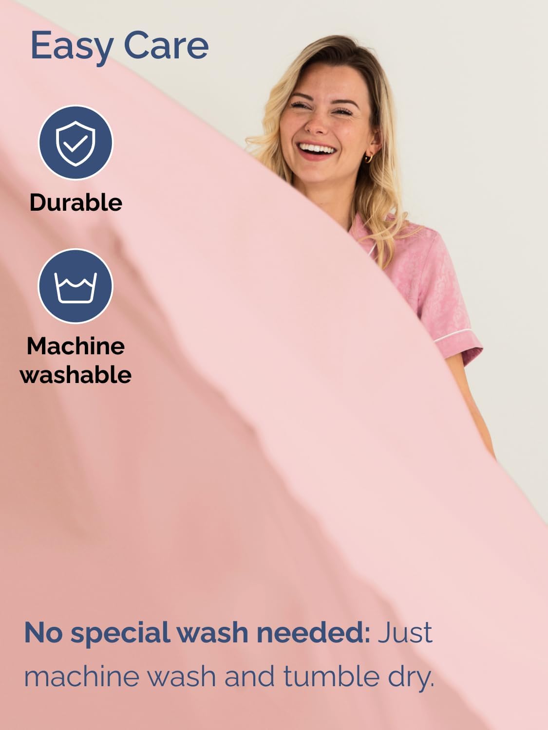 Skiennix Extra Deep Cal King Sheet Set - 6 Piece Breathable Cooling Bedding - Soft Wrinkle-Free Baby Pink