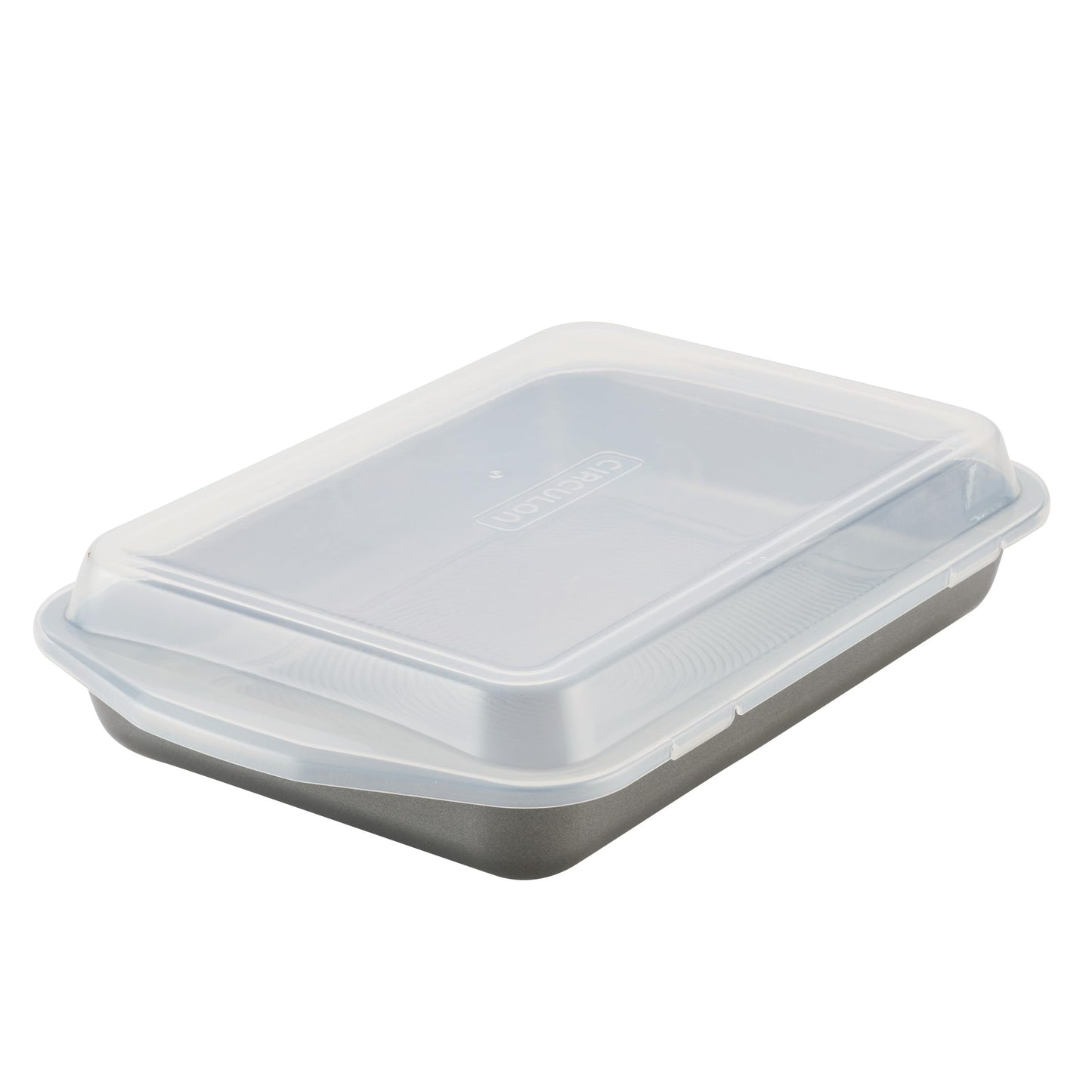 Circulon Total Nonstick Baking Pan With Lid / Nonstick Cake Pan With Lid, Rectangle - 9 Inch x 13 Inch, Gray