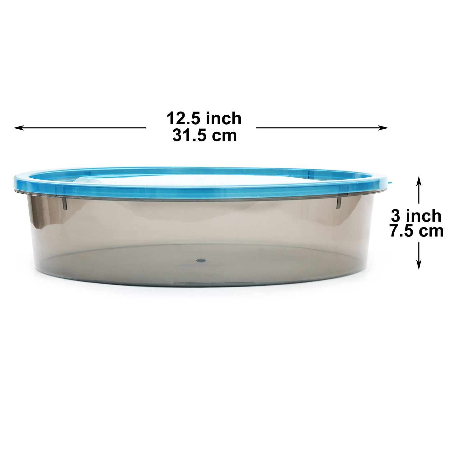 Youngever 3 Pack Pie Containers, Plastic Food Storage Containers, Fresh Pie Keeper, 11 inch Diameter