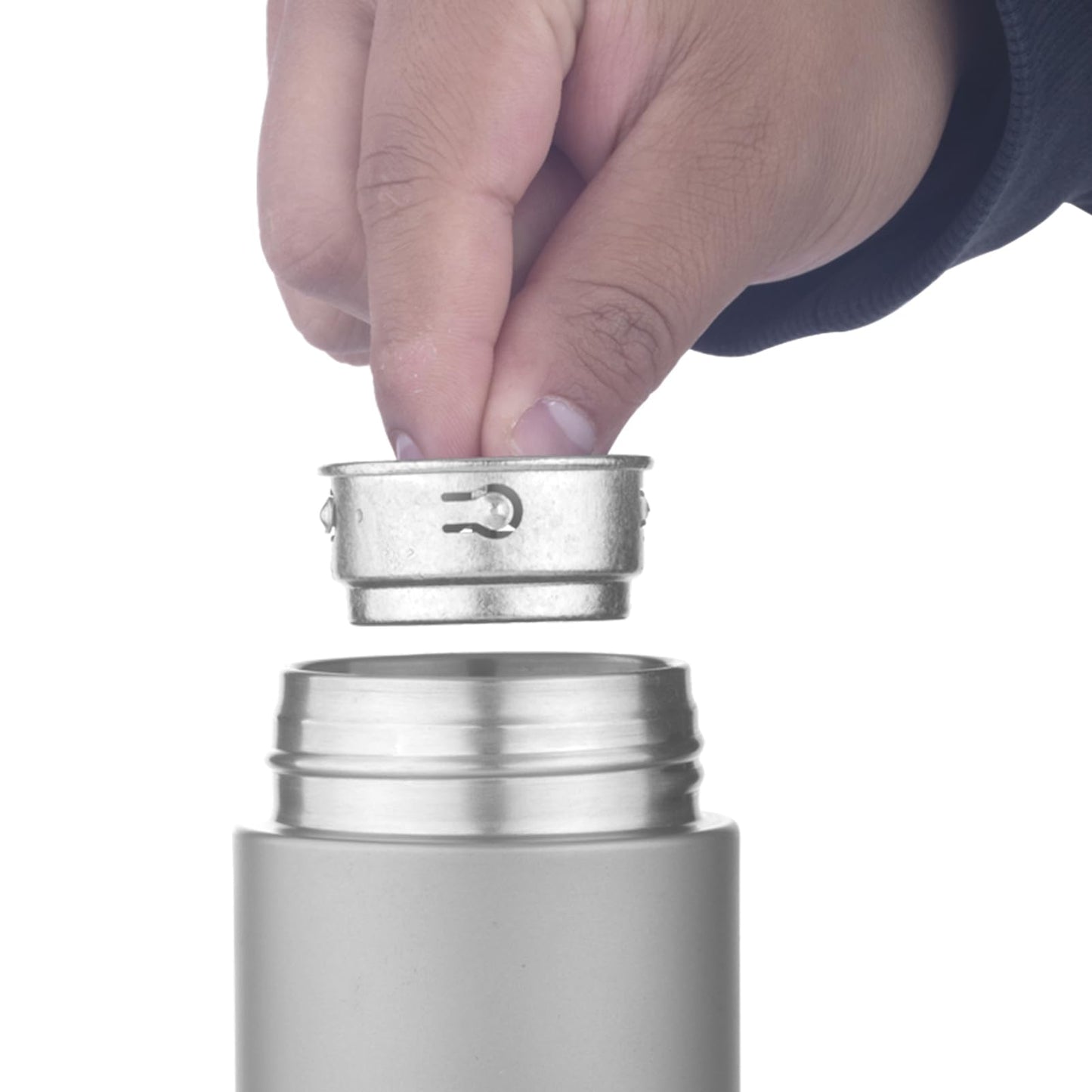 Lightweight Travel Insulated Water ttle 450ml Vacuum Flask with Tea Filter Outdoor Metal Water ttles Camping Hiking Travel ttles