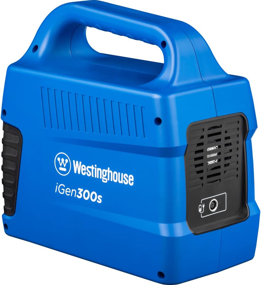 Westinghouse Portable Power Station - 296Wh 600 Peak Watt Lithium Battery | Pure Sine Wave AC Outlet for Camping & Travel