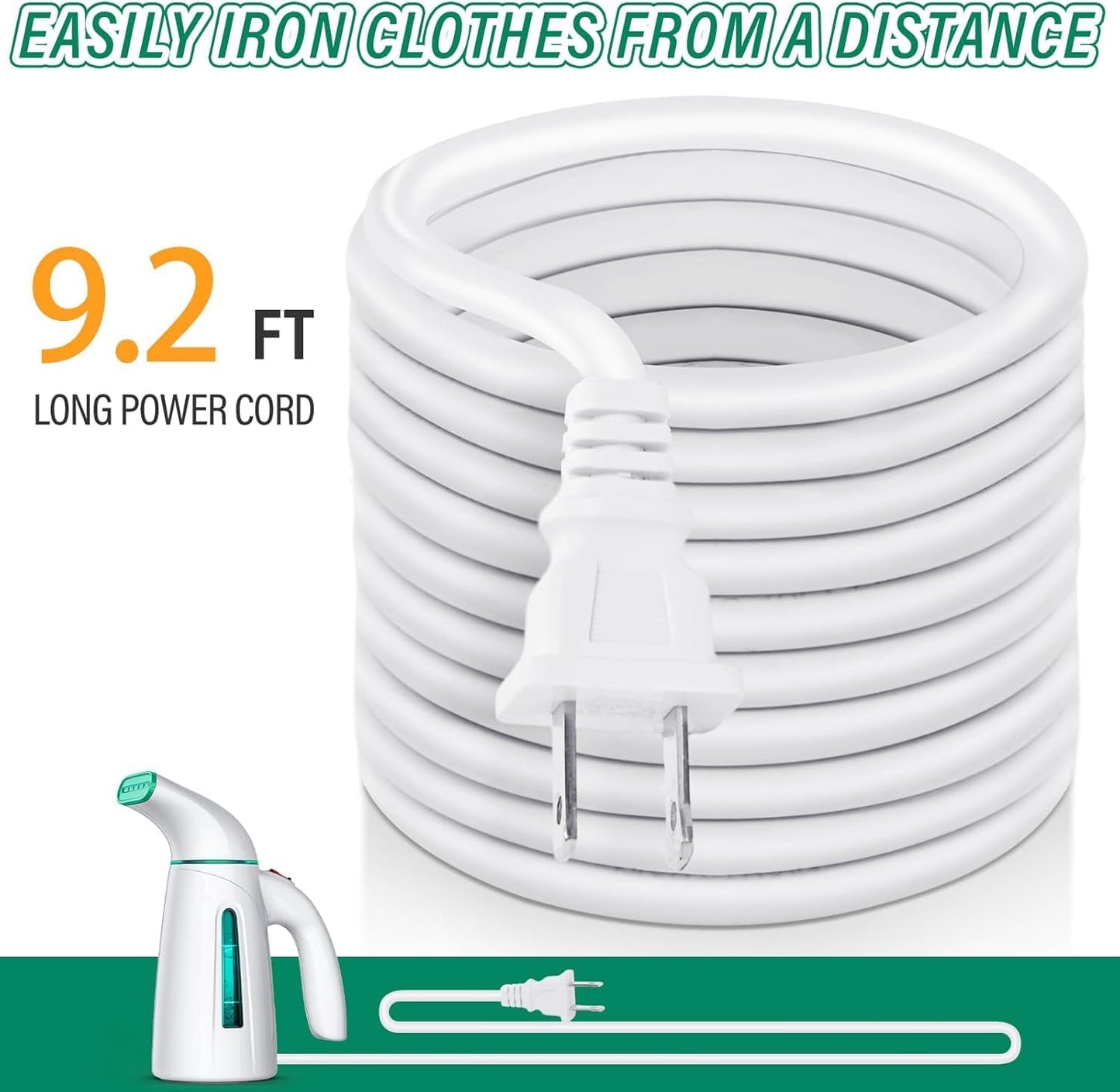 OGHom Handheld Clothing Steamer - 700W Portable Travel Steam Iron with 240ml Capacity | Teal