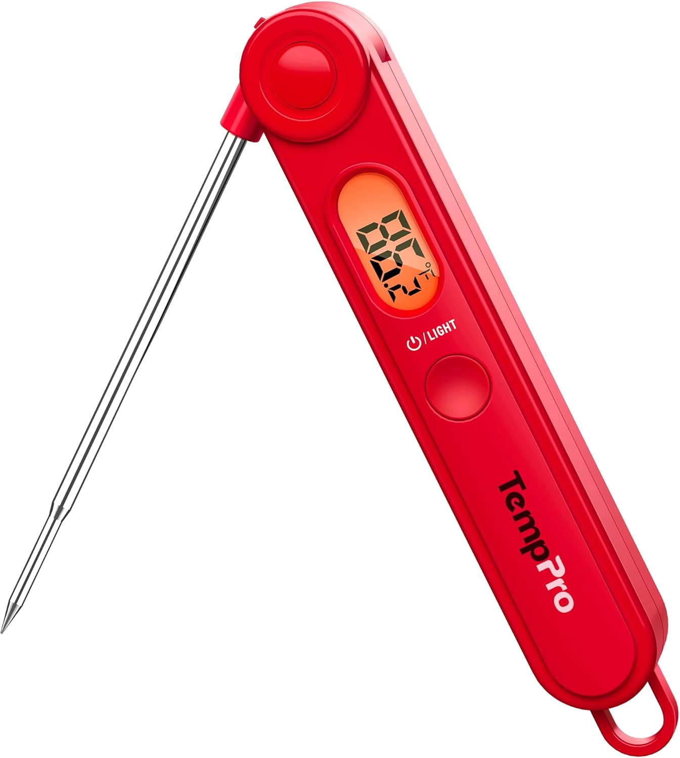 TempPro Digital Meat Thermometer - Instant Read with Backlight for Cooking, BBQ, and Candy