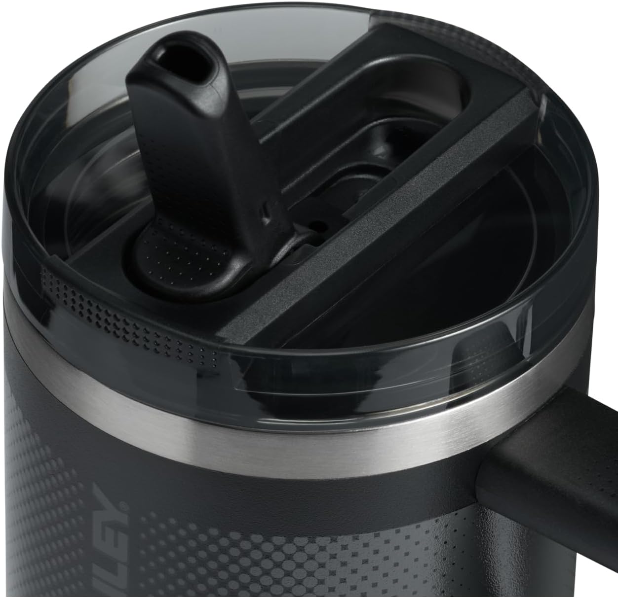 STANLEY Quencher ProTour Tumbler - 20 oz Insulated Stainless Steel with Leakproof Lid & Built-In Straw | Black Fade