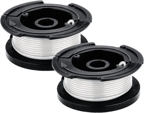 Black+Decker Trimmer Line Replacement Spool - Autofeed 30 ft, 0.065-Inch, 2-Pack (AF-100-2)