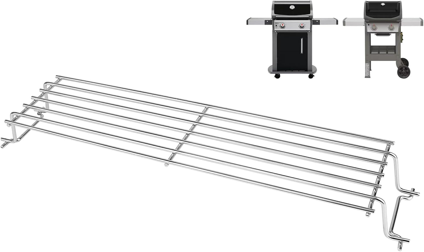 QuliMetal Stainless Steel Warming Rack - Compatible with Weber Spirit 200 & II Series | Replaces Weber 67026