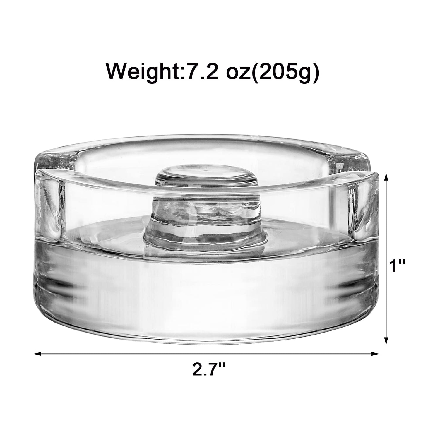 Mezchi 9 Pack Fermentation Weight with Easy Grip Handle, Glass Fermentation Kit, Fermentation Lids for Wide Mouth Mason Jars, Pickle