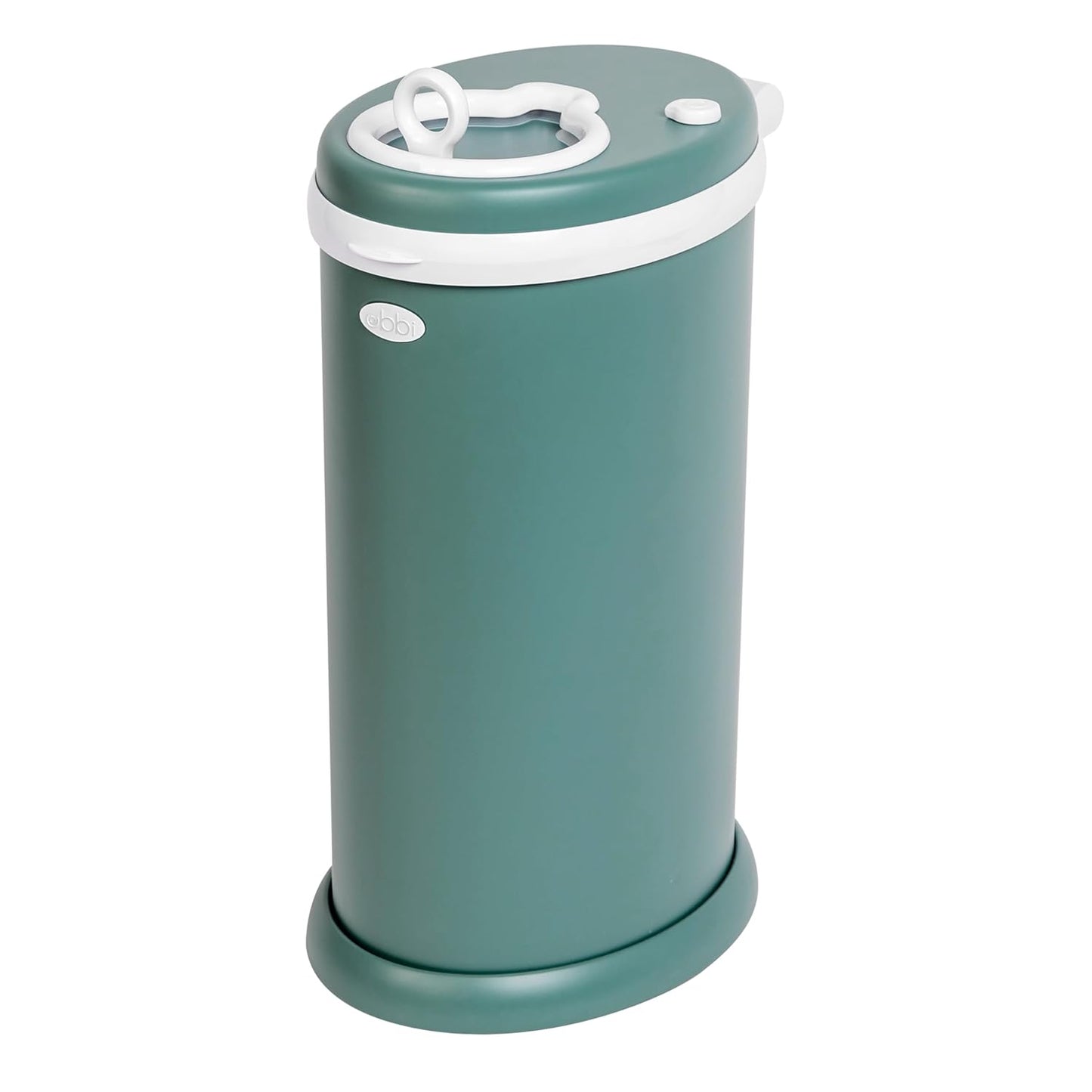 Ubbi Stainless Steel Diaper Pail - Odor Locking Design, No Special Bags Needed | Award-Winning Essential