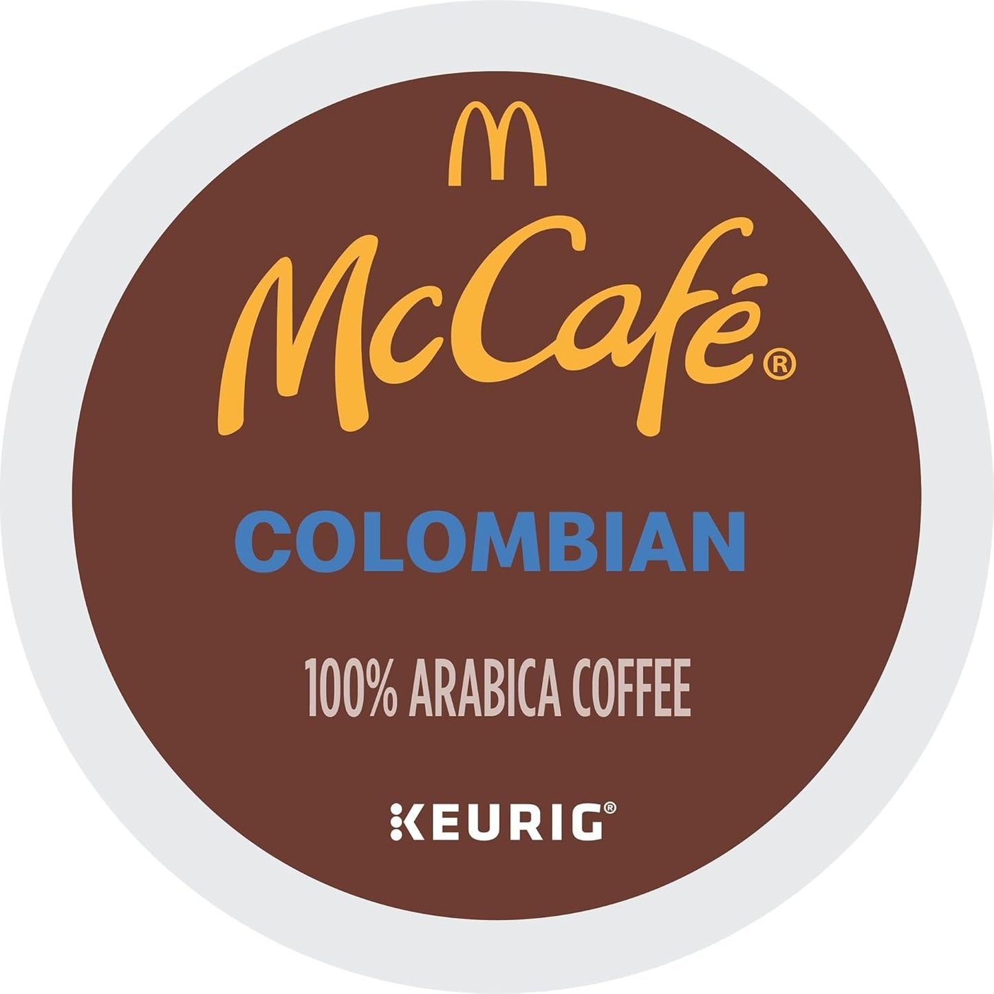 McCafe Colombian Coffee Pods - Medium Roast Single Serve K-Cup | 60 Count (6 Packs of 10)
